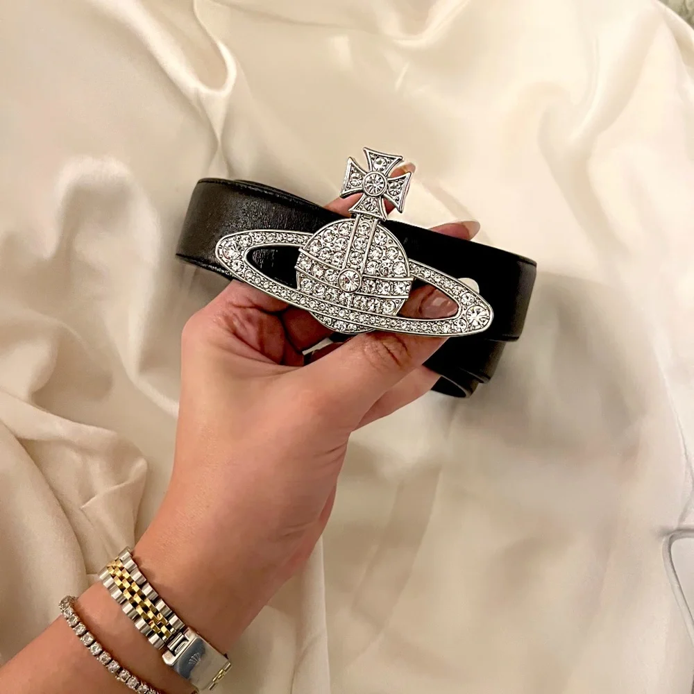 vivienne westwood スワロフスキー マルチカラー ORBベルト Vivienne Westwood | Accessories | Beautiful Swarovski Crystal